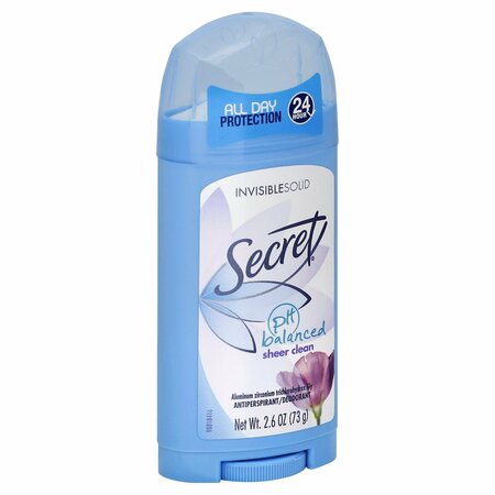 SECRET Sheer Clean Invisible Solid Antiperspirant Deodorant 633577